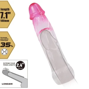 PRETTY LOVE - NERON REALISTISCHE 6 CM PENISVERGRÃSSERUNGSHÃLSE ROSA
